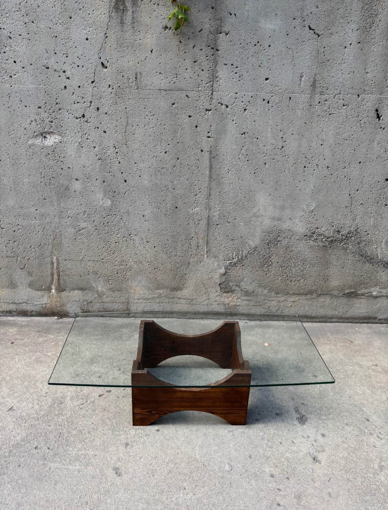 Glass Top Structural Table